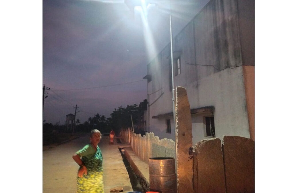 Solar Lights that have changed the lives of villagers in Gangavara