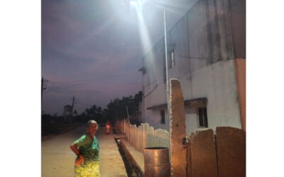 Solar Lights that have changed the lives of villagers in Gangavara