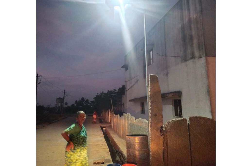 Solar Lights that have changed the lives of villagers in Gangavara
